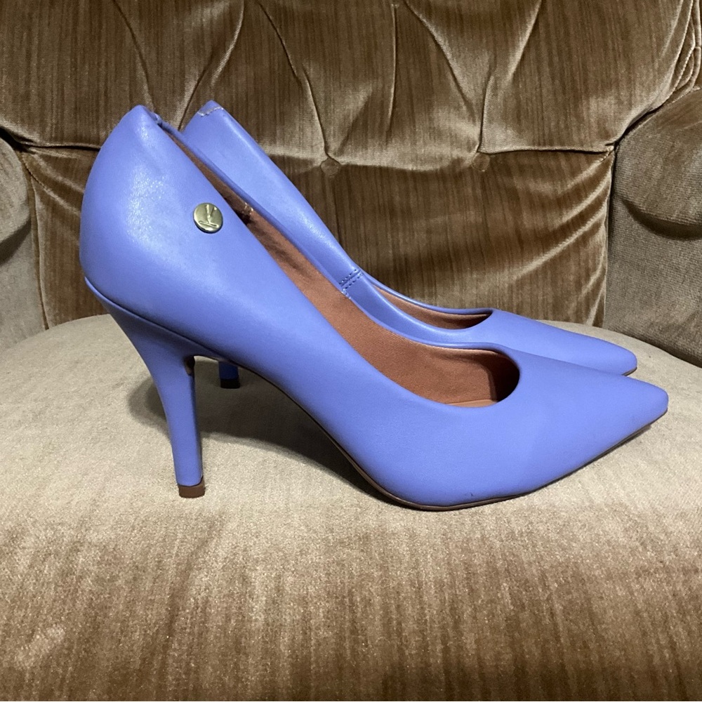 Vizzano hi heel purple Pointed Toe Heels women’s 37 / 8 - Picture 15 of 15
